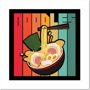 Retro vintage Noodles Posters and Art